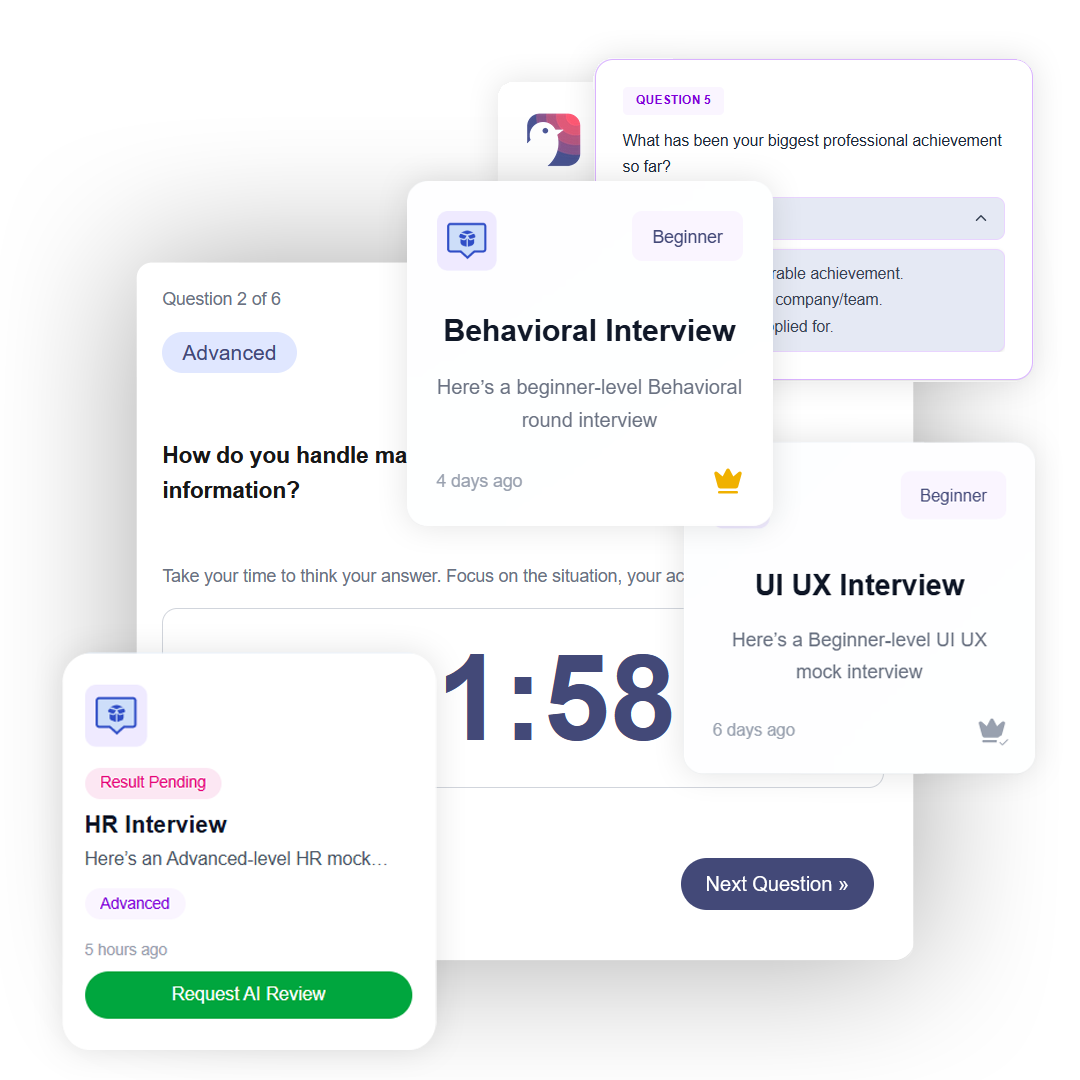 App dashboard preview
